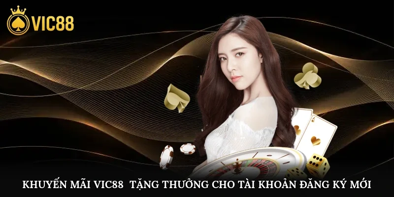 Khuyến mãi vic88 - tặng thưởng cho tài khoản đăng ký mới